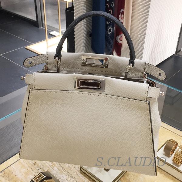 ☆FENDI ピーカブー コピー 国内外モデル&セレブ御用達♪SELLERIA バイカラー トートバッグ 6120502